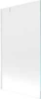 MEXEN/S Next vanová zástěna FIX 100 x 150 cm, transparent, bílá 895-100-000-00-00-20