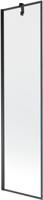 MEXEN/S Next vanová zástěna FIX 50 x 150 cm, černá dekor, černá 895-050-000-00-70-70