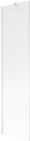 MEXEN/S Next vanová zástěna FIX 50 x 150 cm, proužky, bílá 895-050-000-00-09-20