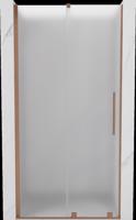 MEXEN/S Velar posuvné sprchové dveře 120 cm, dekor, měď kartáčovaná 871-120-000-31-65