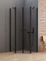 New trendy Sprchový kout New Soleo Black 80x80 cm pětiúhelník, dvoukřídlé dveře