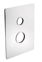 NOVASERVIS Kryt boxu 3-cestný chrom KRYT051RX,0