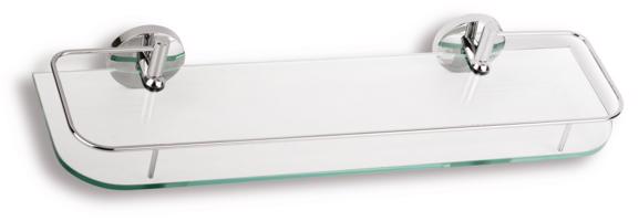 NOVASERVIS Polička s výklopným zábradlím 450 mm Metalia 1 chrom 6175,0