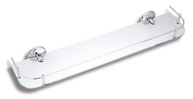 NOVASERVIS Polička se zábradlím Metalia 1 chrom 6153,0