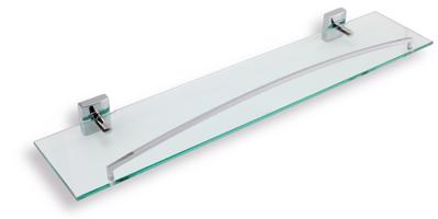 NOVASERVIS Polička se zábradlím Metalia 12 chrom 0253,0