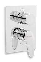 NOVASERVIS Vanová sprchová baterie s přepínačem Titania IRIS New chrom 94450R,0