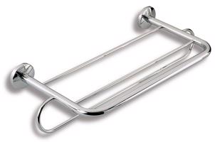 NOVASERVIS Velký držák ručníků se závěsem 400 mm Metalia 1 chrom 6145,0