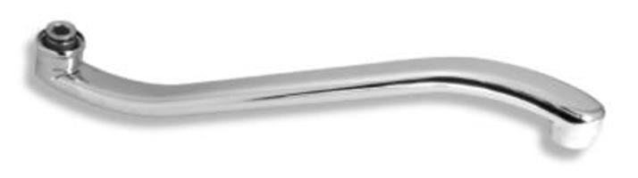 NOVASERVIS Výtokové ramínko 33 cm prohnuté chrom RAM1078,0