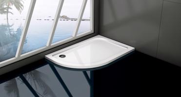 OLSEN SPA Asymetrická čtvrtkruhová sprchová vanička VENETS Rozměr A 120 cm, Rozměr B 90 cm, Způsob provedení Levá VANKASCTVR9012L