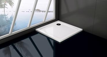 OLSEN SPA Čtvercová mramorová sprchová vanička VENETS Rozměr A 100 cm, Rozměr B 100 cm VANKCTVE10