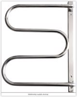 OLSEN SPA Elektrický sušák otočný Barva Nerez, Materiál Nerez, Rozměr radiátoru ES 2 35 x 565 x 475 mm, Výkon 30 W OLBES2ON