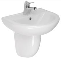 OLSEN SPA Nástěnné umyvadlo COMPACT 60 Polosloup k umyvadlu Bez, Sloup k umyvadlu Bez sloupu OLKGKO05LVB01