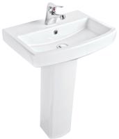 OLSEN SPA Nástěnné umyvadlo NERO 54 OLKGFC12LVB01