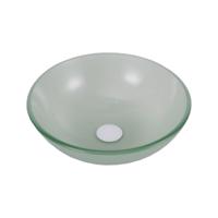 OLSEN SPA Skleněné umyvadlo na desku BREDA 42×13,5 cm OLKLTG101