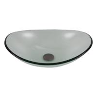 OLSEN SPA Skleněné umyvadlo na desku DEVENTER 55×37×16 cm OLKLTG108