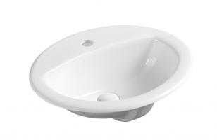 OLSEN SPA Umyvadlo OVALE I, 51 x 42,5 x 18 cm zápustné OLKLT6001