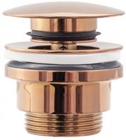 OLSEN SPA Umyvadlová click/clack výpusť, univerzální, zlatá růžová BAHA533A