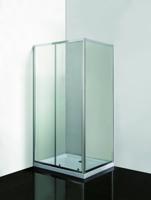 OLSEN SPA VÝHODNÝ SET OBDÉLNÍK SMART SELVA + PINA  s vaničkou Barva rámu Chrom/Leštěný hliník (ALU), Rozměr A 100 cm, Rozměr B 80 cm, Směr zavírání Univerzální Levé / Pravé, Výplň Grape bezpečnostní sklo 4 / 6 mm OLOBD10080CG1