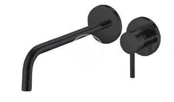 PAFFONI Light Umyvadlová baterie pod omítku s tělesem, 2-otvorová instalace, černý mat LIG006NO70