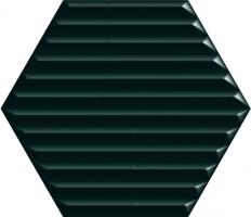 Paradyz Hexagon Intense Tone Green struktura B 19,8x17,1 cm