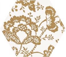 Paradyz Hexagon Shiny Lines Gold dekor C 19,8x17,1 cm