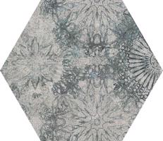 Paradyz Hexagon Sweet Grey struktura lesk 19,8x17,1 cm