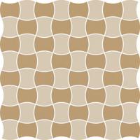 Paradyz Mozaika Modernizm Bianco k. 3,6x4,4 cm Mix C 30,86x30,86 cm
