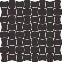 Paradyz Mozaika Modernizm Nero k. 3,6x4,4 cm 30,86x30,86 cm