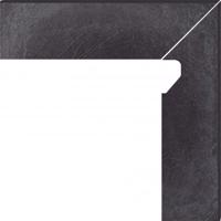 Paradyz Sokl fasádní pravý Bazalto Graphite 2 New nose 8,1x30 cm