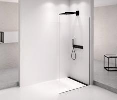 POLYSAN ARCHITEX BLACK MATT sprchová zástěna 1162, čiré sklo AXB120CL