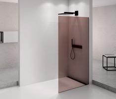 POLYSAN ARCHITEX BLACK MATT sprchová zástěna 962, sklo Marron AXB100MR