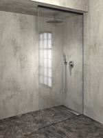 POLYSAN ARCHITEX sada pro uchycení skla, podlaha-stěna-strop, max. š. 1200, černá mat AXL2812B