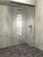 POLYSAN ARCHITEX sada pro uchycení skla, podlaha-stěna-strop, max. š. 1600, černá mat AXL2816B