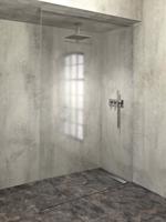 POLYSAN ARCHITEX sada pro uchycení skla, podlaha-stěna-strop, max. š. 1600, leštěný hliník AL2816