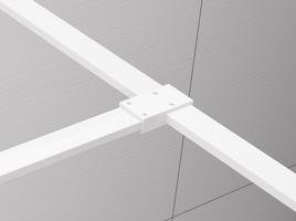 POLYSAN ESCA T- spojka vzpěr, bílá mat ES7534