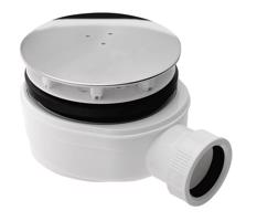 POLYSAN Vaničkový sifon, průměr 90, DN40, extra nízký, krytka nerez lesk 1722C