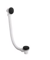 POLYSAN Vanová souprava bez napouštění, click-clack, délka 900, zátka 72, černá mat 71679B