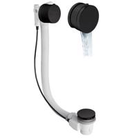 POLYSAN Vanová souprava s napouštěním, bovden, délka 775, zátka 72, černá mat 71685B