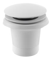 POLYSAN Vanová výpust 6/4", click-clack, bílá mat 71704W