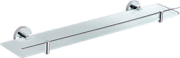 RAV Slezák COLORADO Koupelnový doplněk Polička skleněná 600 mm, Chrom COA0900/60 COA0900/60