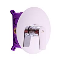 RAV Slezák COLORADO Sprchová baterie podomítková 1-cestná s tělesem a boxem, Chrom CO183BOX CO183BOX