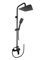 RAV Slezák COLORADO Sprchový systém s vodovodní baterií, Černá matná, 150 mm CO182.5/7-04CMAT