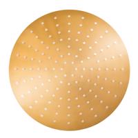 RAV Slezák Hlavová sprcha kulatá kovová ø 30 cm s 4-otvorovými tryskami, Zlatá lesklá KS0001/4Z KS0001/4Z