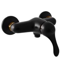 RAV Slezák LABE Sprchová baterie, Černá matná/Zlatá L081.5CMATZ L081.5CMATZ