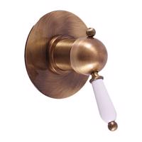 RAV Slezák LABE Sprchová baterie podomítková 1-cestná s tělesem, Stará mosaz (Bronz) L583LSM L583LSM