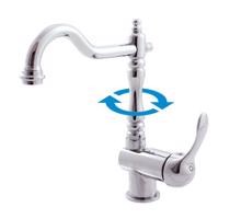 RAV Slezák LABE Umyvadlová/dřezová baterie, Chrom, 1/2" L008.5/8