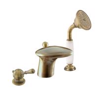 RAV Slezák LABE Vanová baterie 3-otvorová, Stará mosaz (Bronz), 1/2" L471.5SSM