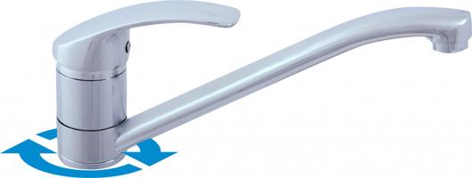 RAV Slezák MISSISSIPPI Dřezová baterie, Chrom, 1/2" MS005.5