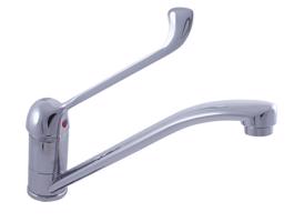 RAV Slezák MISSISSIPPI Dřezová baterie s lékařskou pákou, Chrom, 1/2" MS605.5