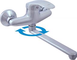 RAV Slezák MISSISSIPPI Umyvadlová/dřezová baterie, Chrom, 150 mm MS001.5/23